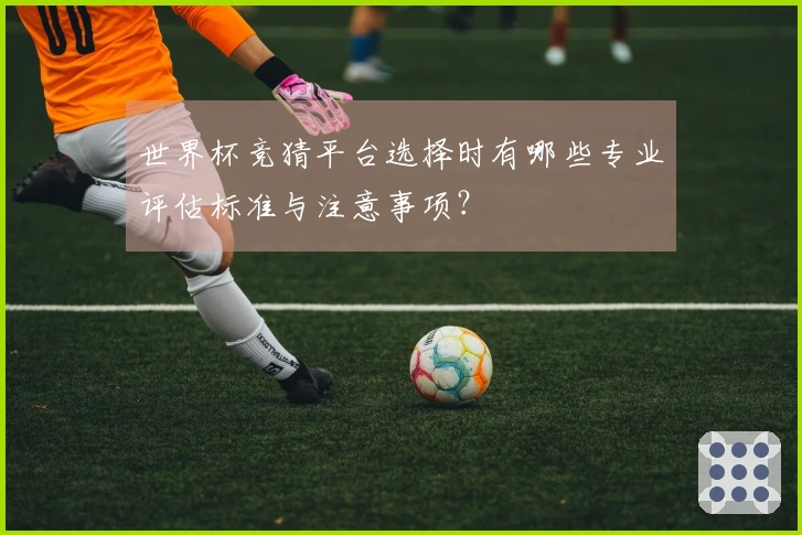 世界杯竞猜平台选择时有哪些专业评估标准与注意事项？